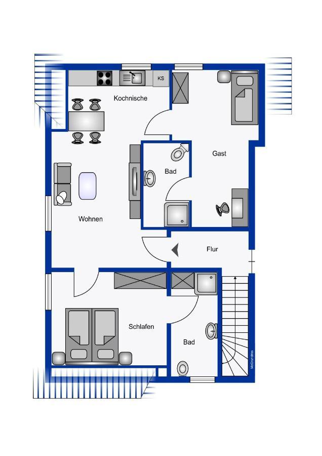 Ferienwohnung Klintum Oldsum Bagian luar foto